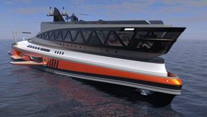 Cận cảnh siêu du thuyền 'cá mập' giá 550 triệu USD