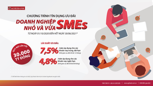 Agribank dành 70.000 tỷ đồng và 150 triệu USD cho các gói tín dụng ưu đãi cho DN