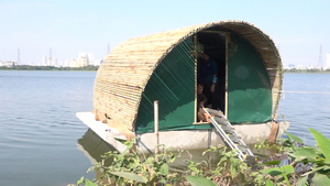 Video: Cận cảnh nhà tự nổi chống lũ giá 25 triệu đồng