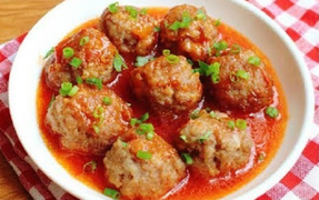 Món ngon mỗi ngày: Thịt viên sốt cà chua hấp dẫn, dễ làm