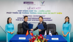 Vinbus &Advantech hợp tác chiến lược phát triển hệ thống thông minh xe buýt điện