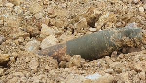 Phát hiện quả bom lớn chưa nổ tại công trình hồ chứa nước ở Kiên Giang