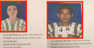 Truy nã hai phạm nhân đang thụ án tội giết người bỏ trốn khỏi trại giam