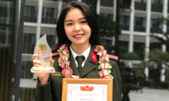 Thủ khoa kép Học viện An ninh từng bật khóc, muốn bỏ học ở lần đầu tập điều lệnh