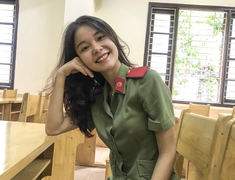 Ảnh: Nhan sắc 'gây thương nhớ' của thủ khoa Học viện An ninh nhân dân