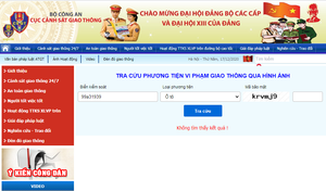 Tra cứu ô tô bị phạt nguội thế nào?