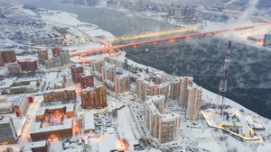 Video: Ngắm thành phố 'trắng', âm 30 độ C tại Nga