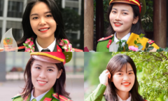 Nhan sắc rạng ngời của 4 nữ thủ khoa ngành công an