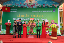 PVFCCo khánh thành công trình trường Mầm non xã Đại Đồng