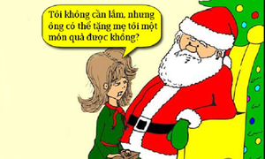 Khi ông già Noel bị gái đẹp đòi quà