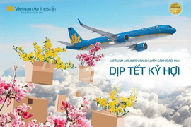 Vietnam Airlines vận chuyển cành đào, cành mai dịp Tết Tân Sửu 2021