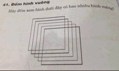 Bài toán đếm hình vuông tưởng dễ nhưng nhiều người phải chịu thua