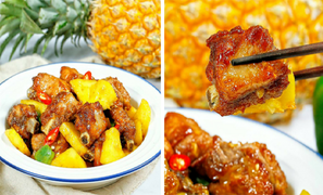 Món ngon mỗi ngày: Sườn rim dứa mặn ngọt