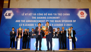 VPF thở phào, lo xong nhà tài trợ 3 năm cho V-League 