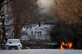 Nổ rung chuyển thành phố ở Mỹ ngày Giáng sinh, 20 tòa nhà hư hại