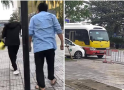 Tài xế xe 'dù' giả xe buýt đánh nam thanh niên chảy máu mũi ở Hà Tĩnh