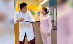 Bác sĩ hết hồn vì màn 'troll' của y tá