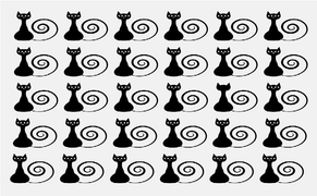 Thử tài tinh mắt: Tìm con mèo khác biệt?