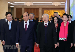 Ảnh: Tổng Bí thư, Chủ tịch nước dự Hội nghị Chính phủ với địa phương