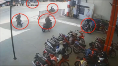 Video: Thủ đoạn dàn cảnh tinh vi của băng nhóm cướp xe máy tại Bình Dương