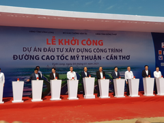 Thủ tướng nhấn nút khởi công cao tốc Mỹ Thuận - Cần Thơ