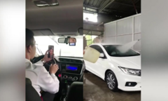 Clip: Dựng cảnh mưa bão lừa vợ để được đi chơi