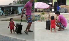 Clip: Em bé nghiện nhảy múa chạy theo loa để... quẩy