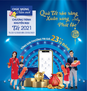 BIDV tung khuyến mãi khủng hơn 23 tỷ đồng Chào đón năm mới