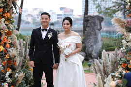 Quang Hải, Văn Toàn dự đám cưới Bùi Tiến Dũng