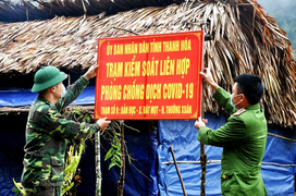 Thanh Hóa: 5 người nhập cảnh trái phép từ Lào âm tính với COVID-19