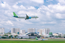 Bamboo Airways bay đúng giờ nhất trong năm 2020