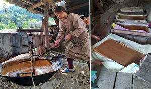 Ảnh: Độc đáo nghề làm đường phên truyền thống Cao Bằng