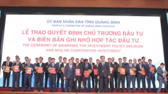 11 nhà đầu tư 'đổ' gần 23.000 tỷ đồng vào 14 dự án ở Quảng Bình