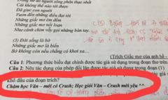 Cô giáo nhắn nhủ điều này ở đề kiểm tra Văn, ai nấy lập tức có động lực chăm học