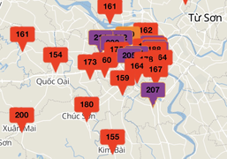 Sương mù bao phủ khắp Hà Nội, chất lượng không khí ở ngưỡng rất xấu