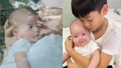 Hồ Ngọc Hà khoe ảnh chụp rõ mặt hai con mới sinh