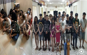 Bắt 15 thanh niên trong ngôi nhà với nhiều túi ma tuý đá