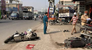 Đồng Nai: Xe tải tông liên tiếp 3 ô tô, 4 xe máy trên đường