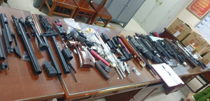 Bắt ổ nhóm sản xuất súng, thu giữ 10.000 viên đạn