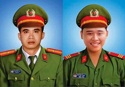 Cấp bằng Tổ quốc ghi công cho 2 cảnh sát hy sinh ở Đà Nẵng