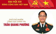 Infographic: Sự nghiệp Phó Chủ nhiệm Tổng cục Chính trị Trần Quang Phương