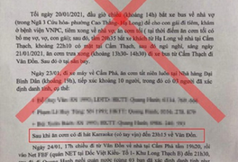 Thực hư thông tin bệnh nhân 1553 đi hát karaoke 'có tay vịn'