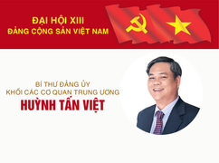Infographic: Sự nghiệp Bí thư Đảng ủy Khối Các cơ quan Trung ương Huỳnh Tấn Việt