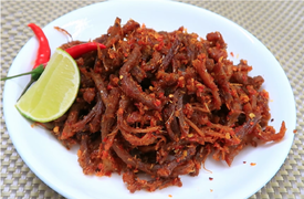 Món ngon ngày Tết: Cách làm khô heo giả bò 