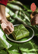 Bánh chưng Nếp Hoa gói trọn tinh hoa - nâng tầm quà Tết Việt