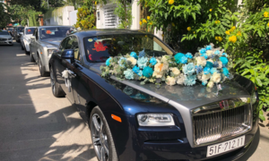 Đẳng cấp siêu xe 34 tỷ trong đám cưới thiếu gia Phan Thành- Primmy Trương