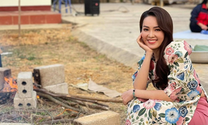 Á hậu Thụy Vân kể chuyện ghi hình cho VTV thời điểm dịch COVID-19 bùng phát