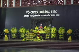 Video: Gia đình và đồng nghiệp tiễn đưa NSND Trung Kiên