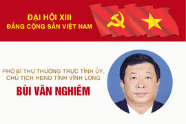 Infographic: Sự nghiệp Phó Bí thư thường trực Tỉnh ủy Vĩnh Long Bùi Văn Nghiêm