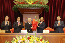 Ông Nguyễn Phú Trọng tái đắc cử Tổng Bí thư 